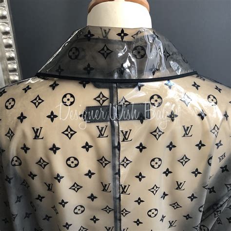 louis vuitton see through rain jacket|louis vuitton rain coat.